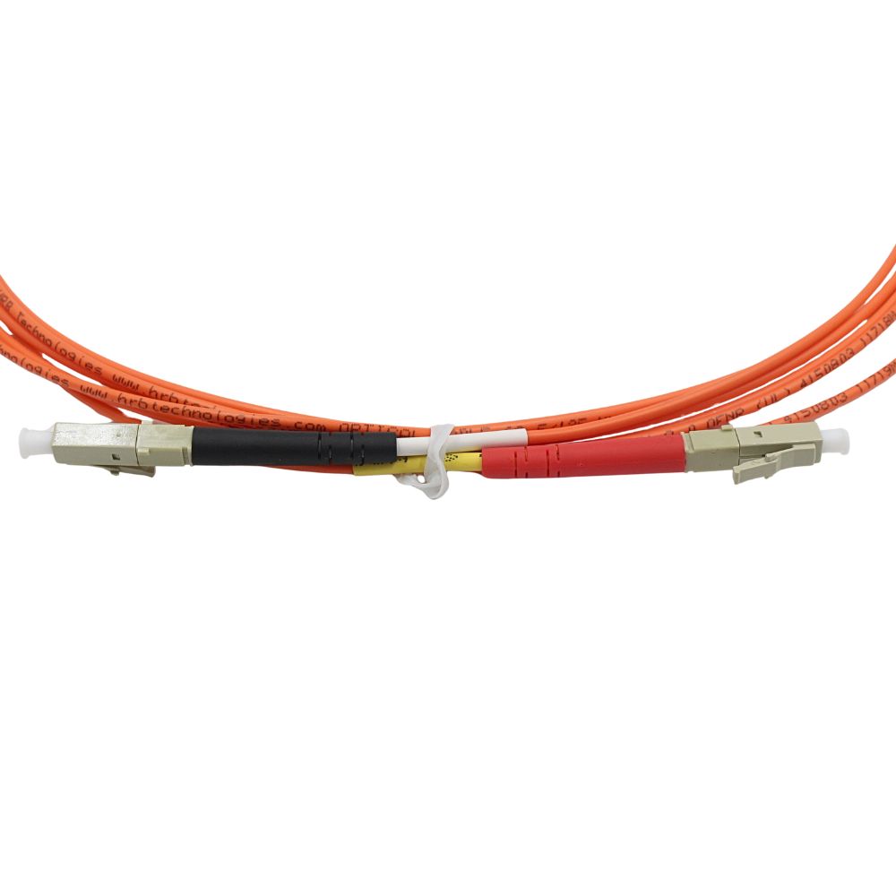 METRO Fiber Patch Cord LC/UPC To LC/UPC Multi Mode Simplex D2 3m view 2